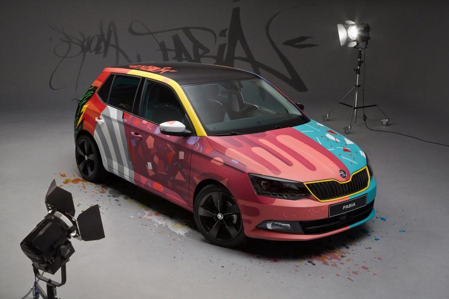 Skoda Fabia Street Art '2015
